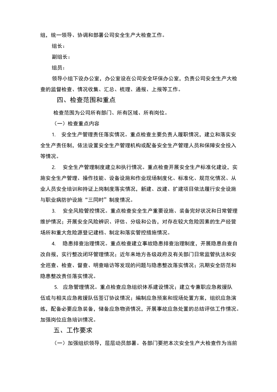 安全大检查方案_第2页