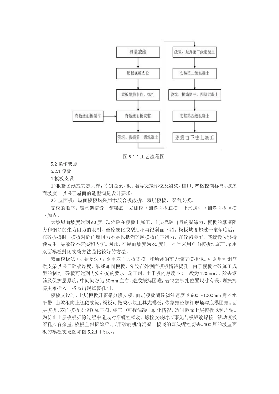 超大坡度斜屋面混凝土施工工法_第2页