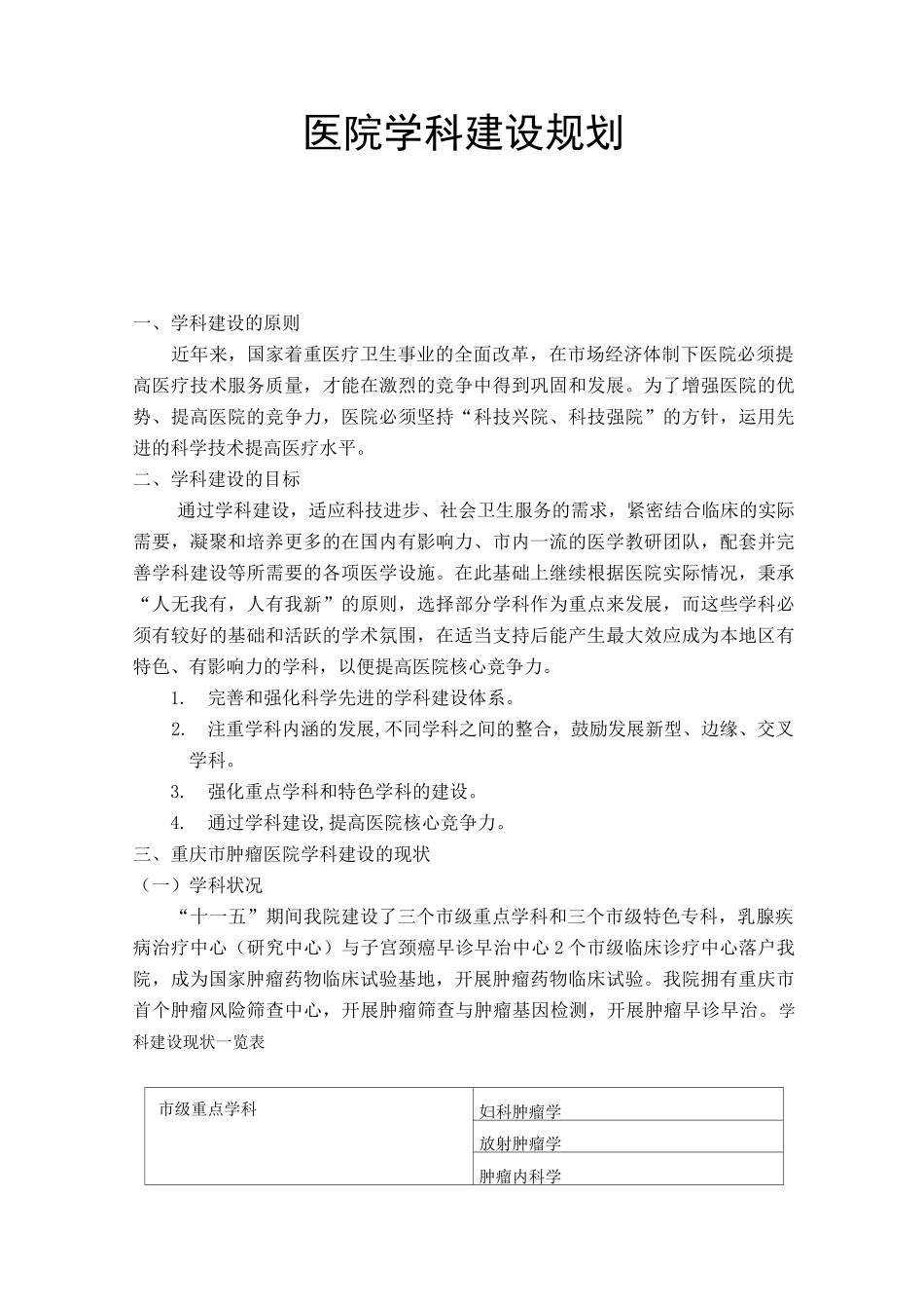 医院学科建规划_第1页