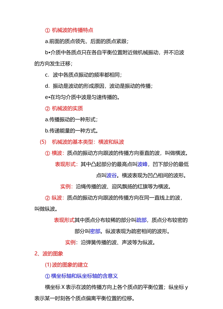 高中物理知识点机械波详解和练习_第2页