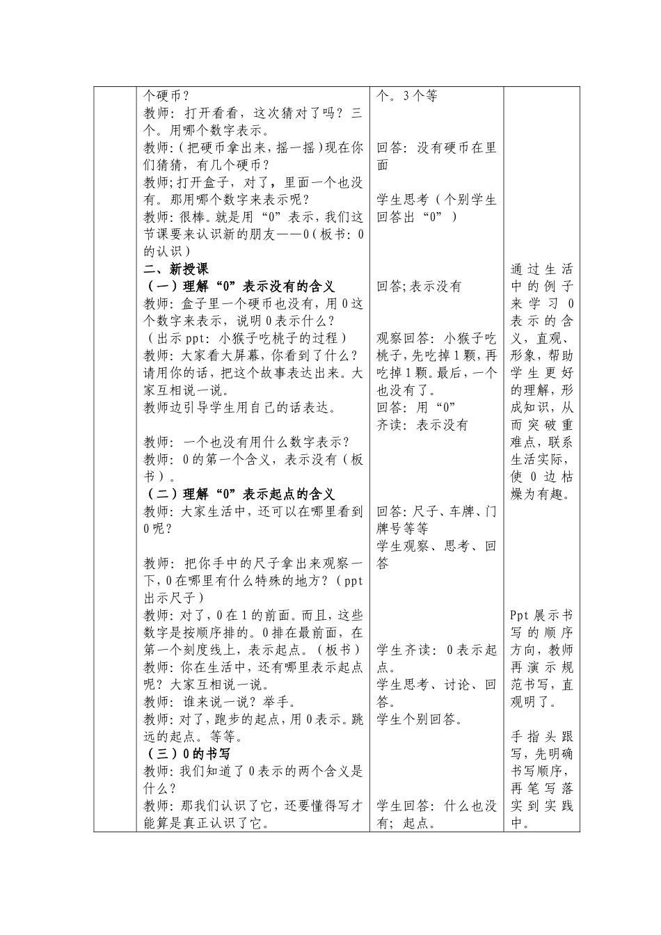《0的认识》的教学设计_第2页