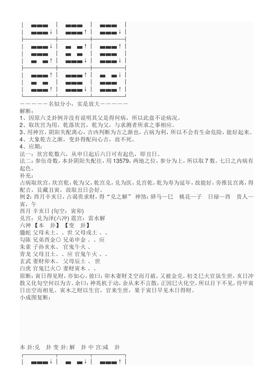 分享：小成图断六爻复盘200个案例_第2页
