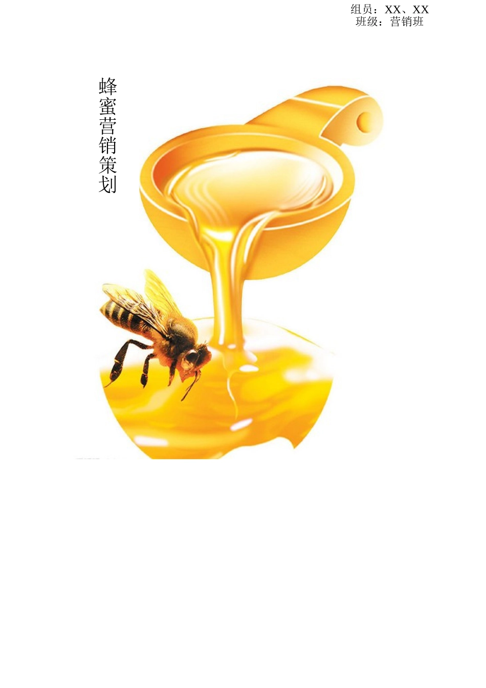 蜂蜜营销策划方案_第1页