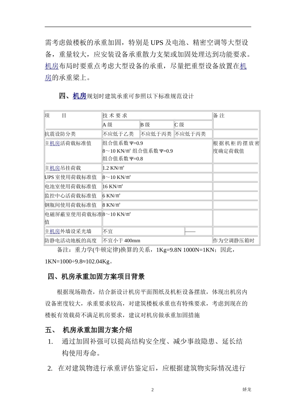 机房加固设计方案(承重)_第2页