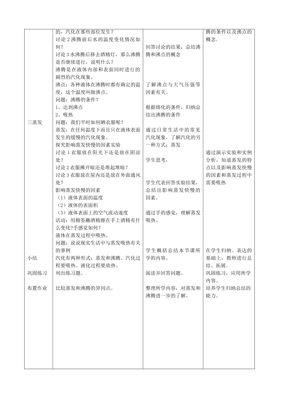 八年级物理汽化和液化教学设计_第2页