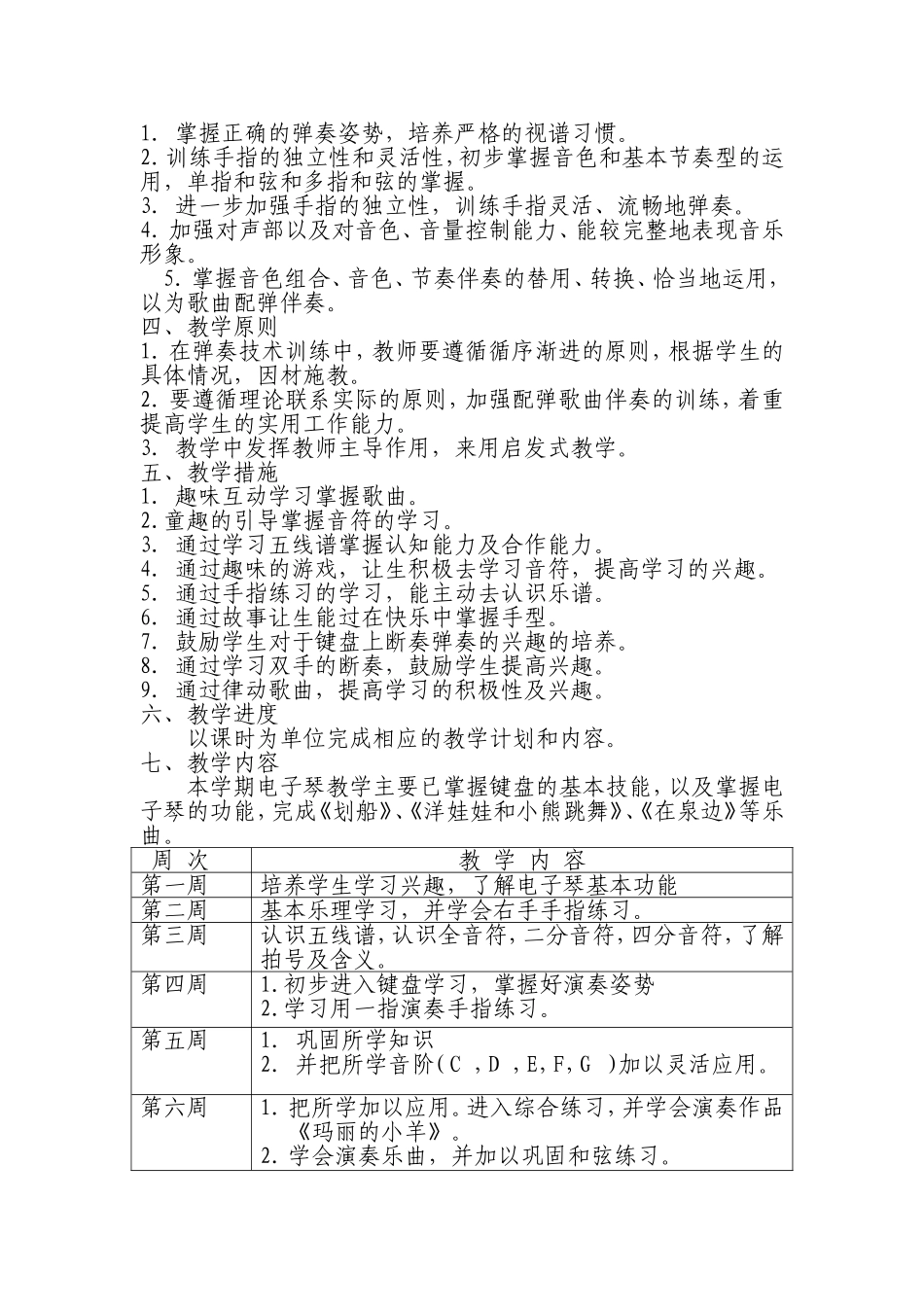 电子琴方案及计划_第2页