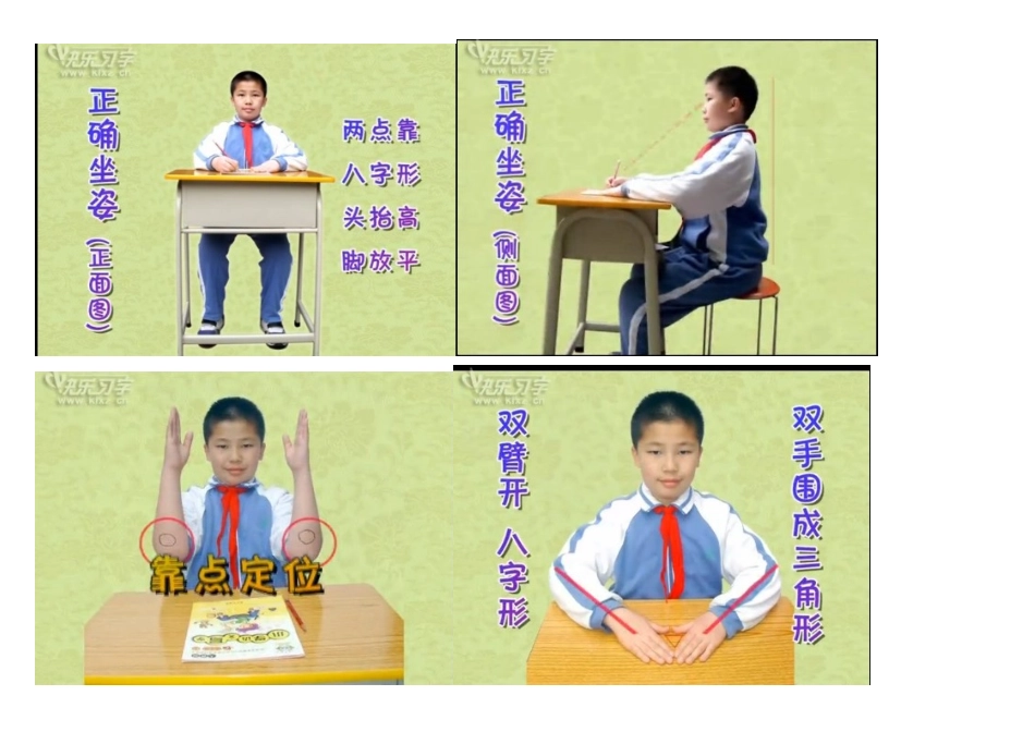 握笔和坐姿图解_第3页