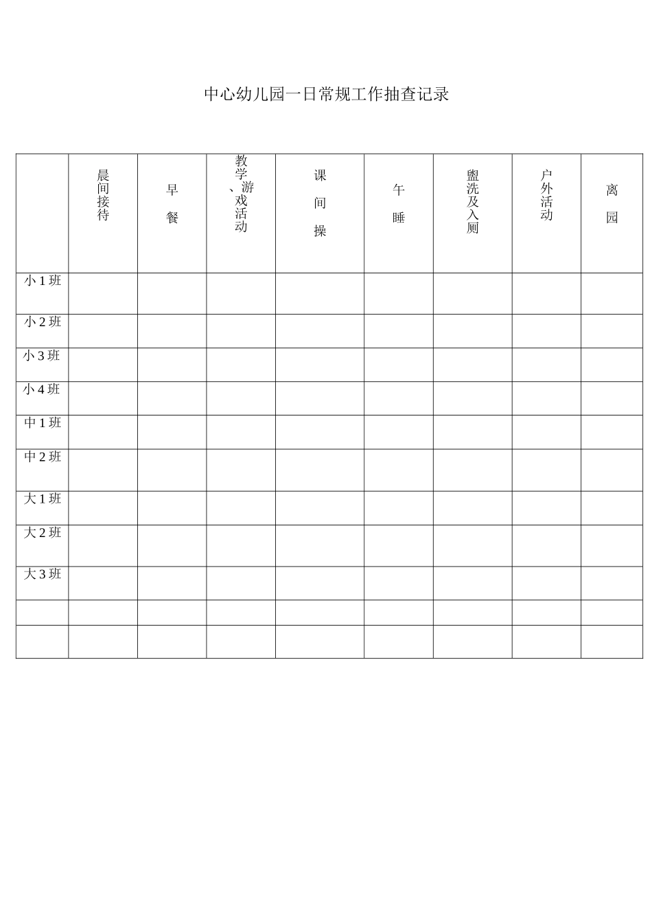 常规工作抽查表_第1页