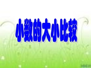 小数的大小比较 (2)