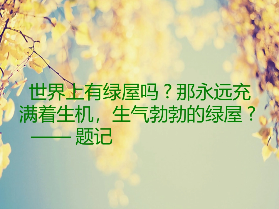 《绿屋的安妮》读后感_第2页