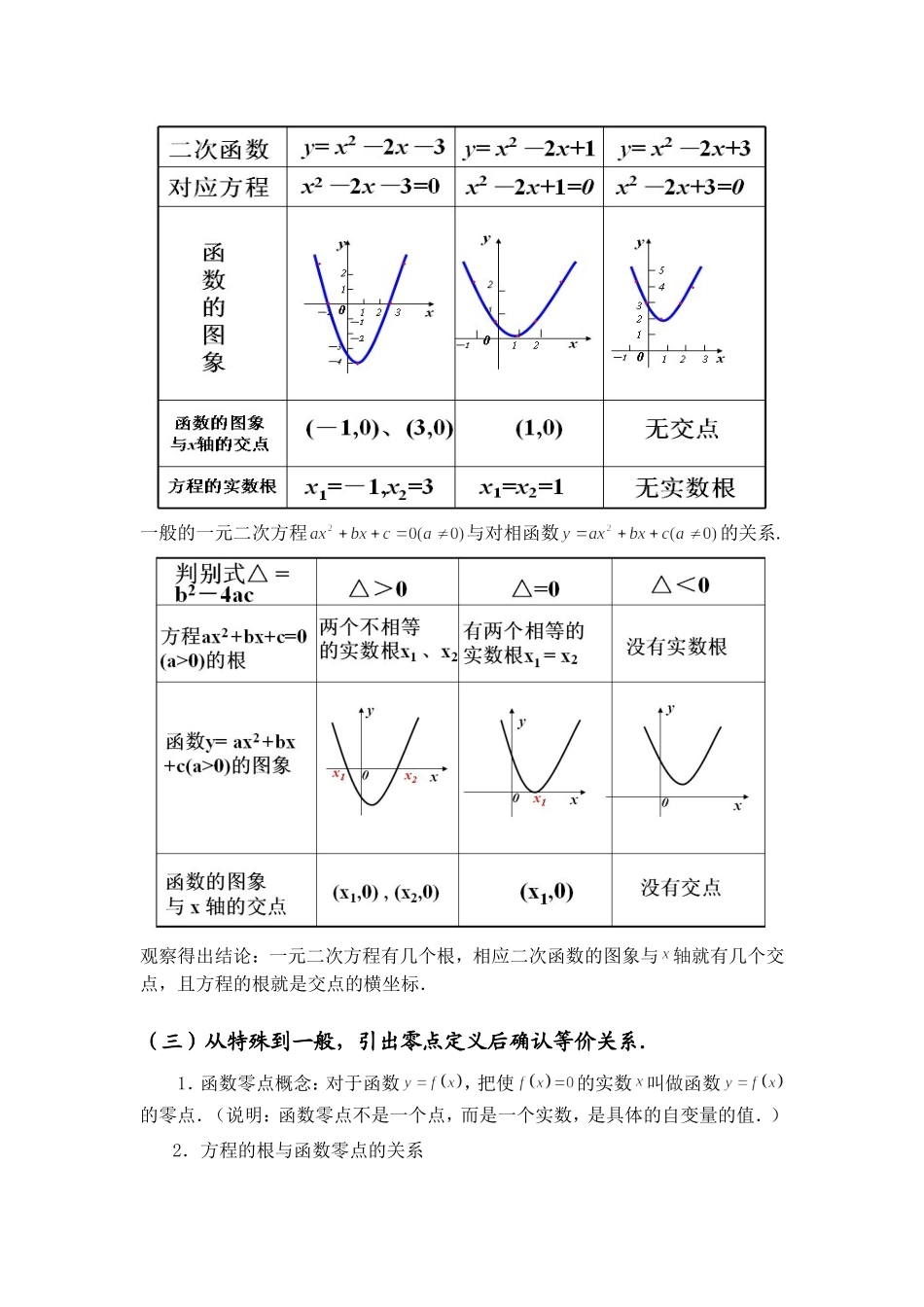 课例《方程的根与函数的零点》_第2页