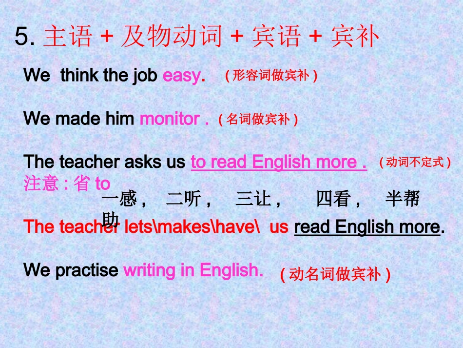 简单句的基本句型_第3页