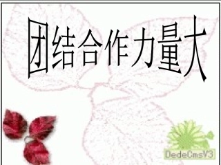 四年级综合实践《合作力量大》课件