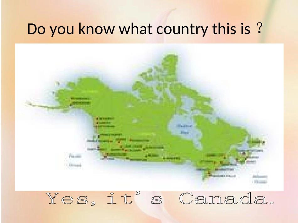 冀教版五年级上英语unit2_Lesson_11_Canada课件_第2页