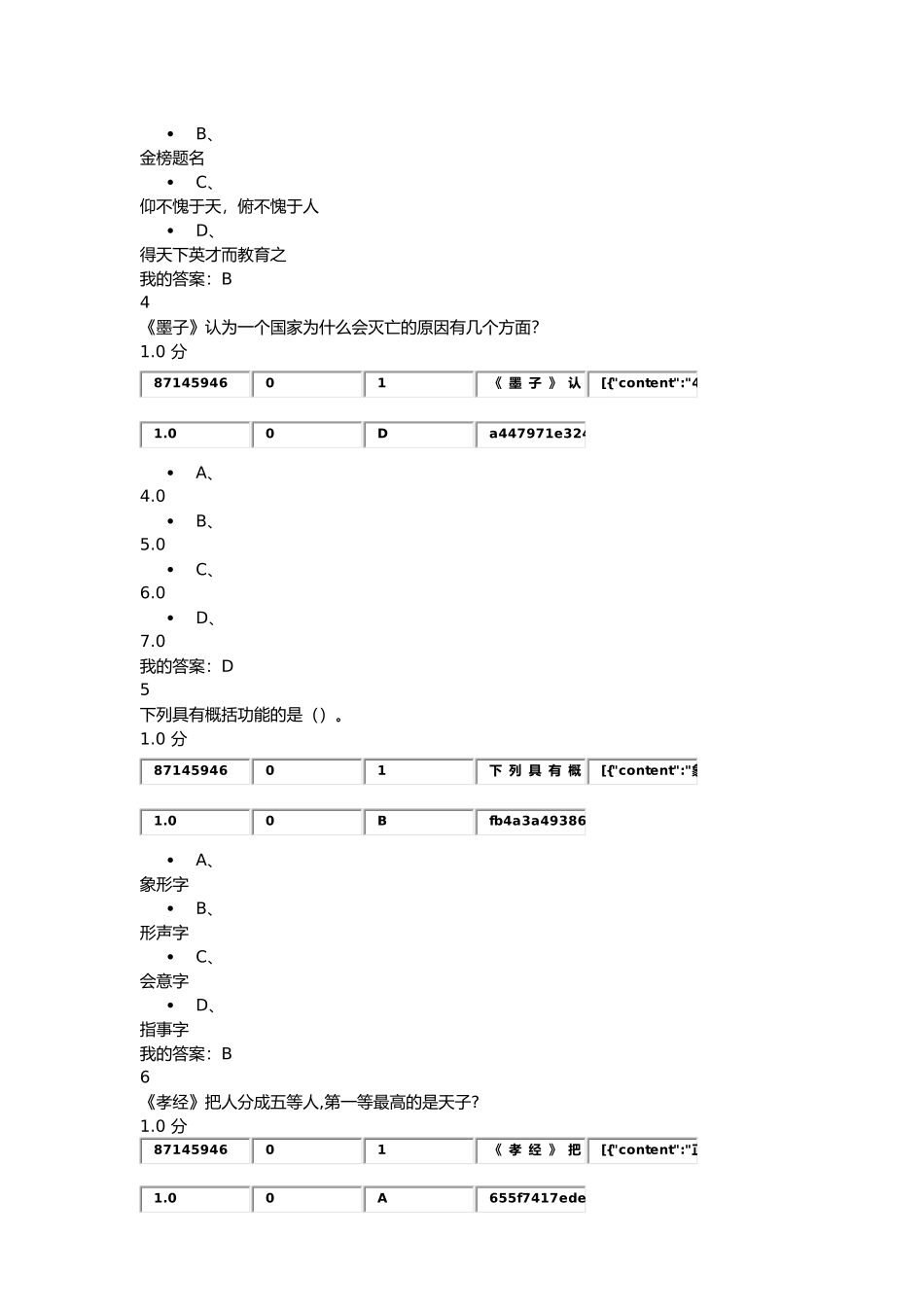 国学经典期末考试答案_第2页