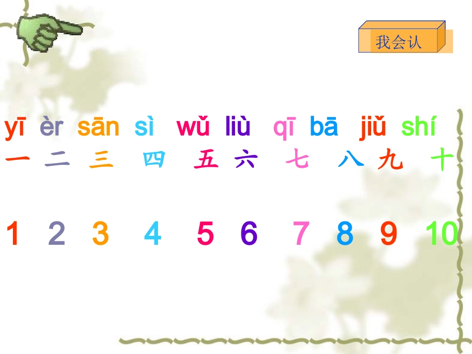 《一去二三里》多媒体课件(人教版一年级上册识字一)最终版_第3页