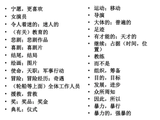 单词默写UnitT1