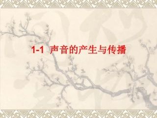 声音的产生与传播 (2)