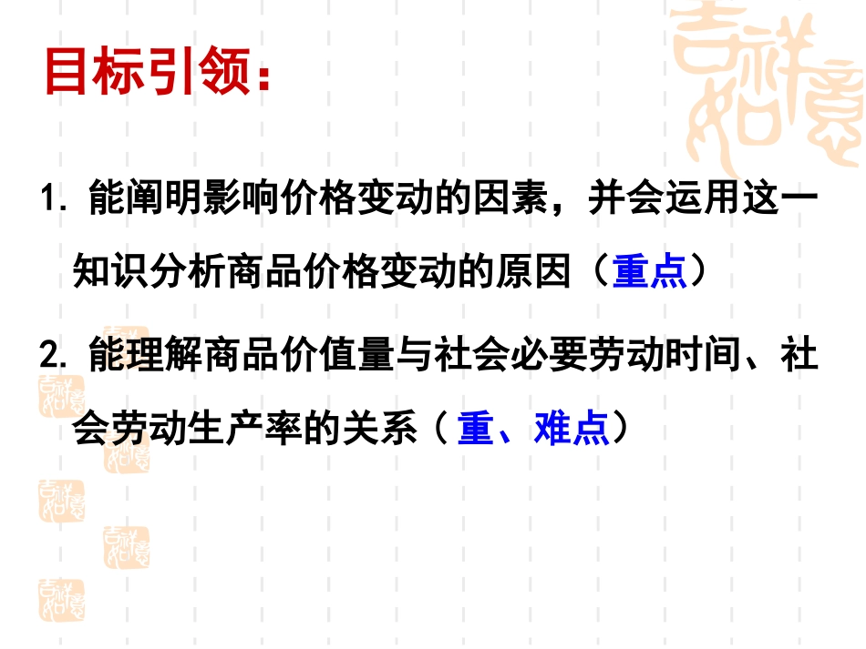 2015高考一轮复习4：影响价格的因素_第3页