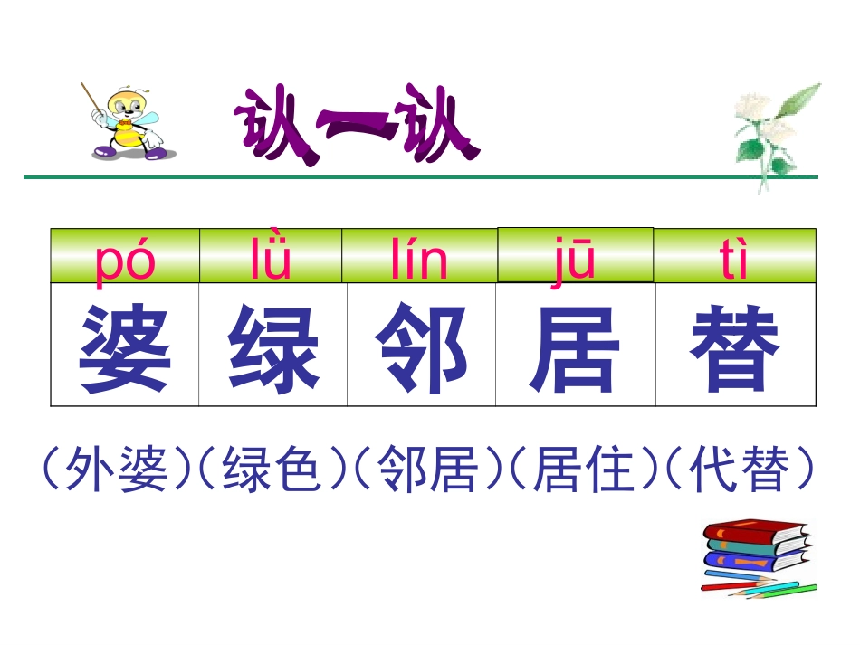 苏教版语文二年级上《05送给盲婆婆的蝈蝈》课件_第3页