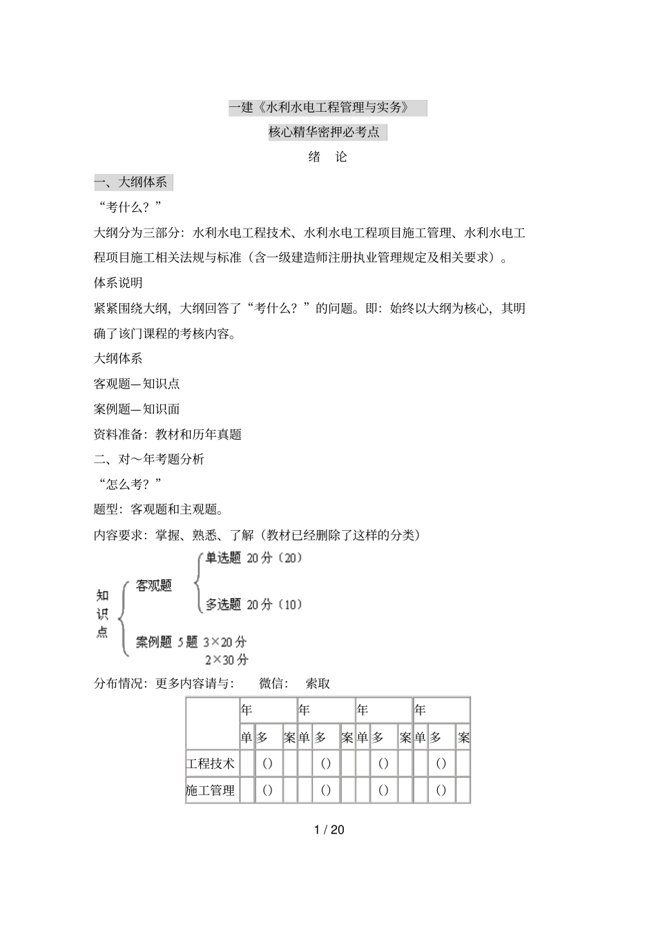 一建水利水电工程管理与实务_第1页