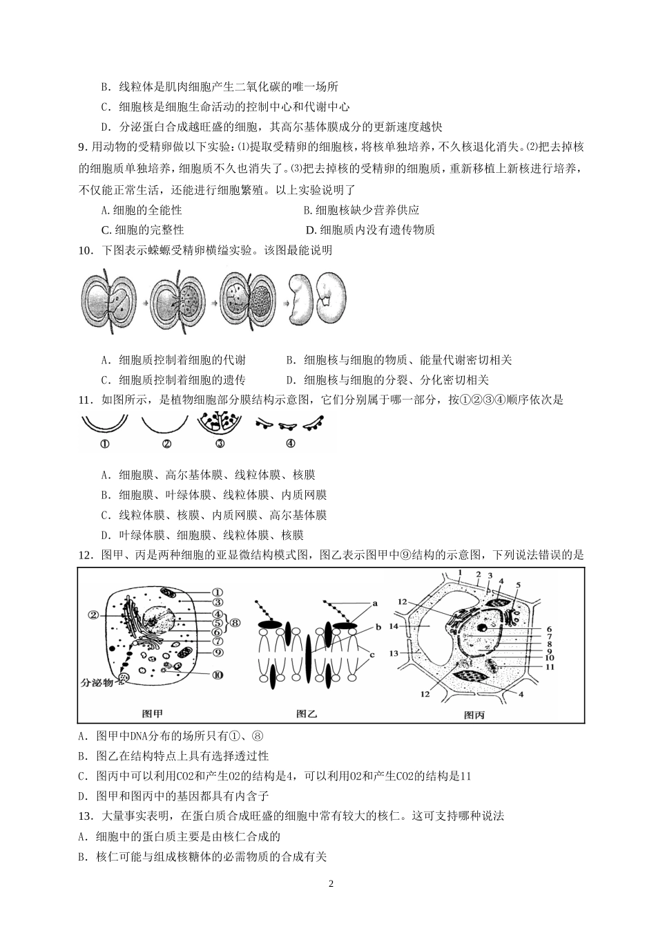 细胞核专题(2)_第2页