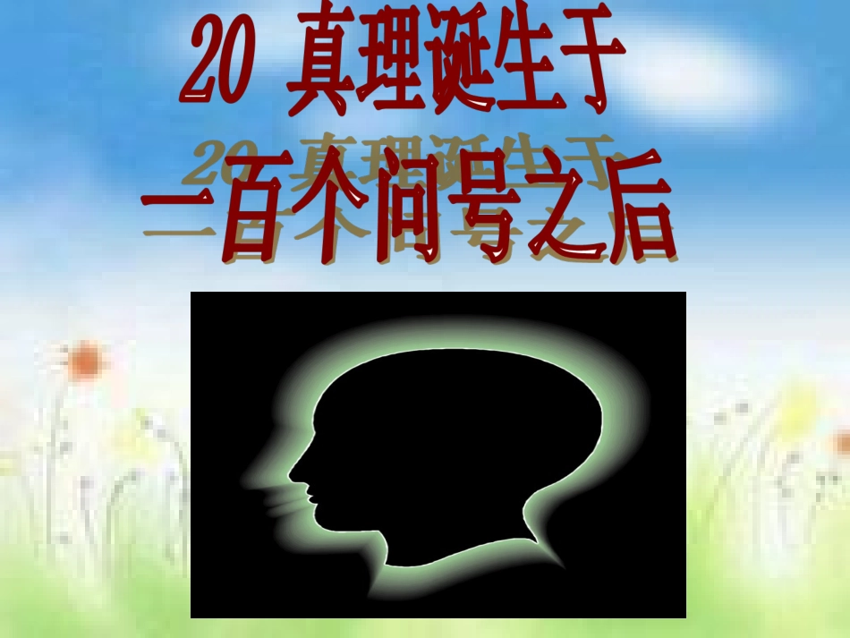 《真理》说课稿PPT(1)_第2页