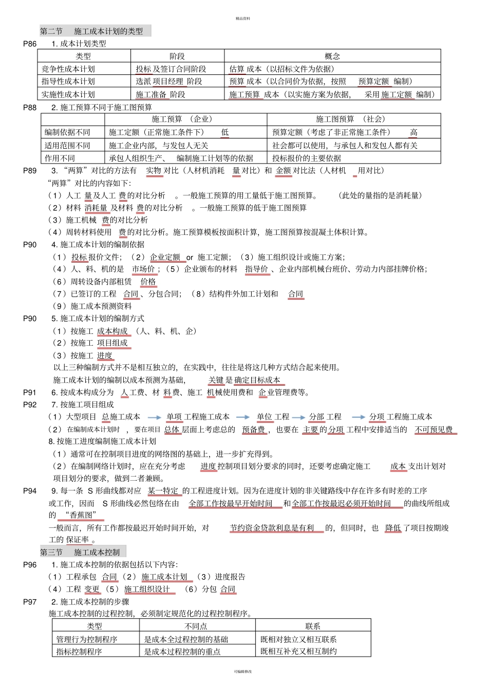 一建项目管理建设工程项目成本控制_第2页