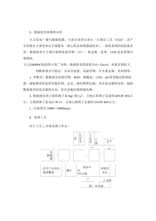 火电厂脱硫废水的处理全解