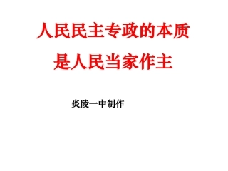 人民民主专政