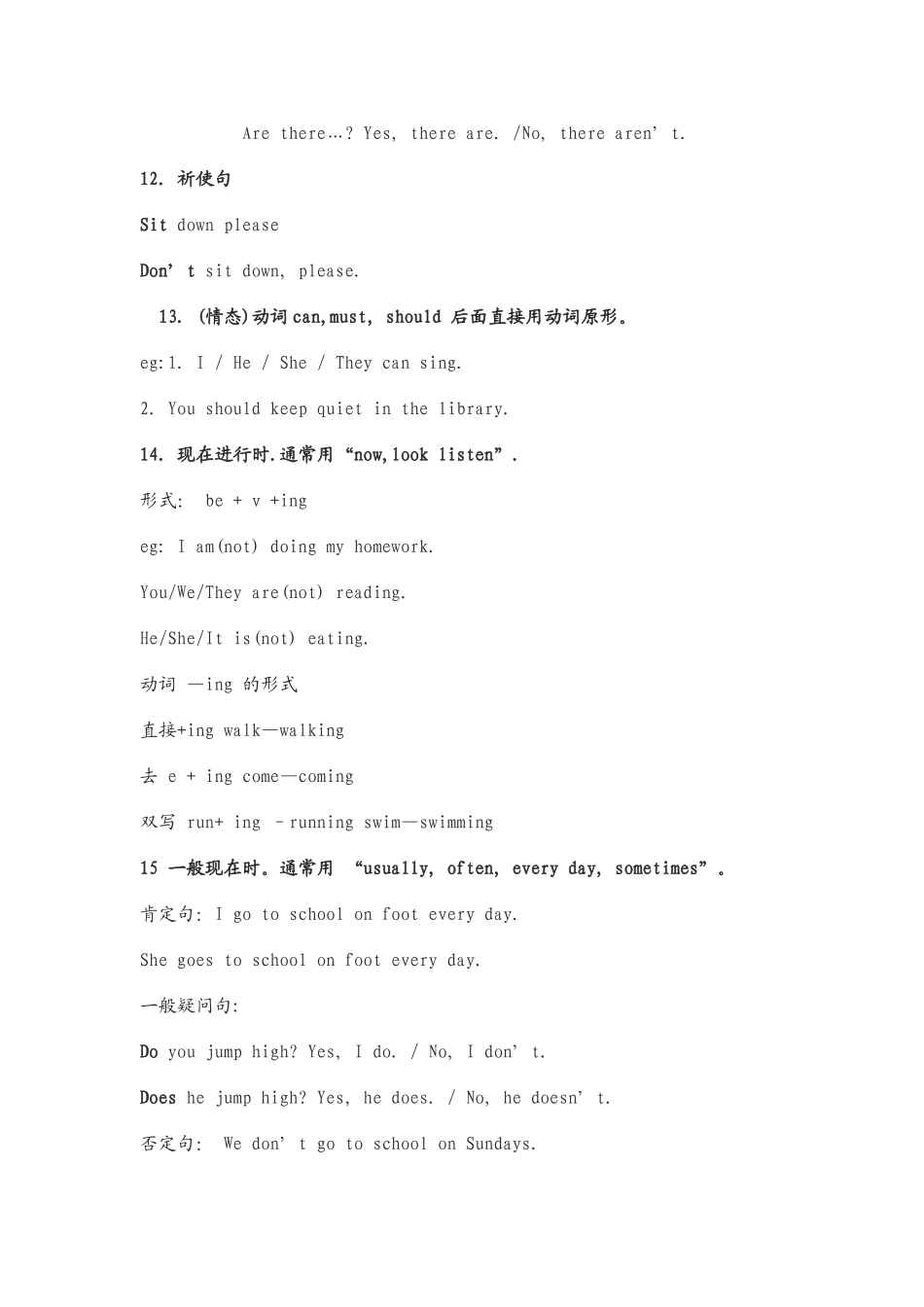 小学英语语法点整理_第3页