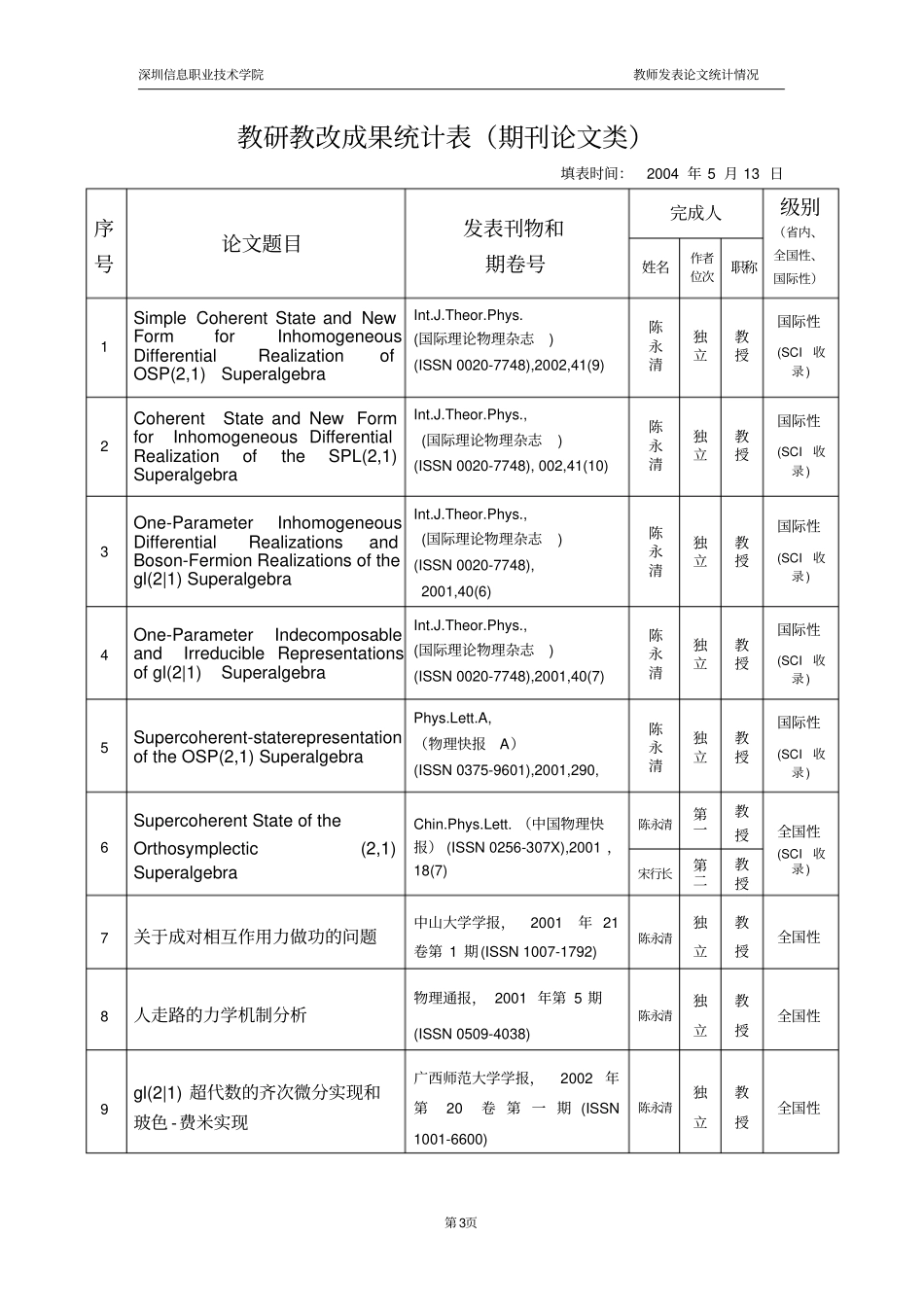 一教研教改成果期刊论文类统计表_第3页