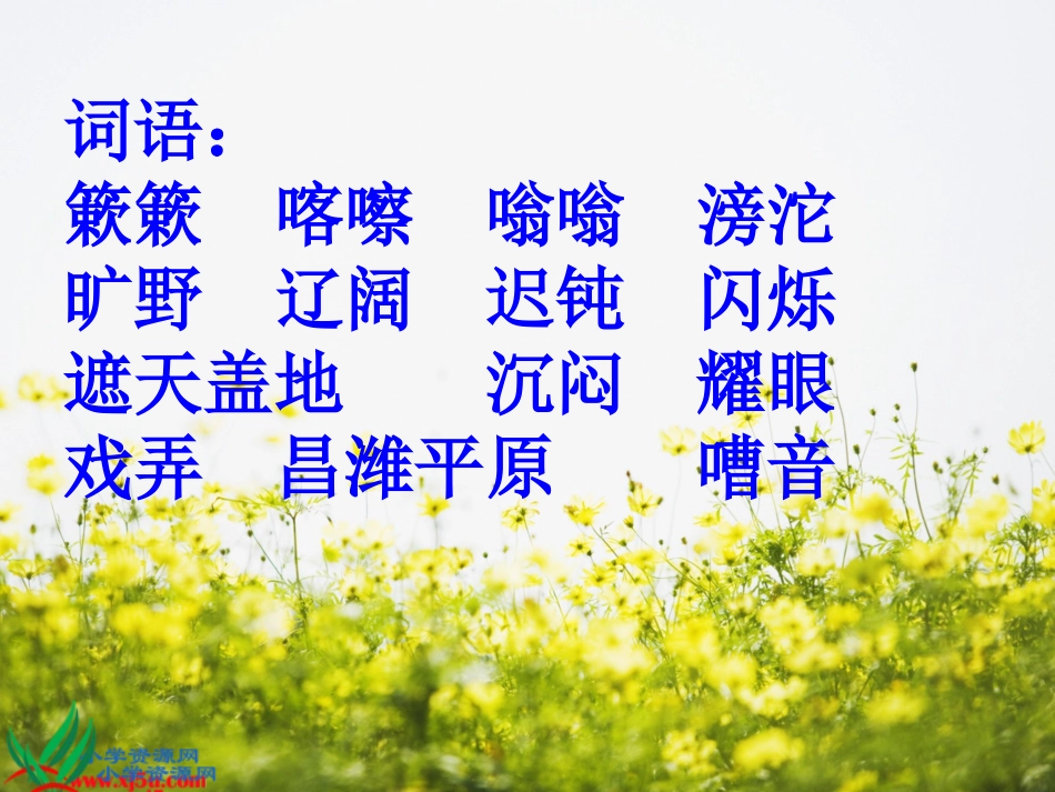 教科版五年级上册语文4、《雷雨》PPT_第2页