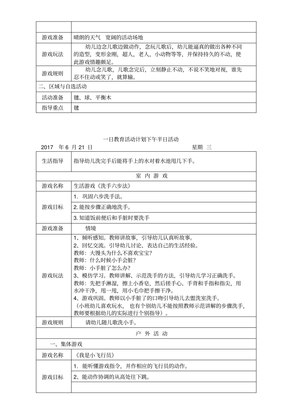 一日教育活动计划下午半日活动_第3页