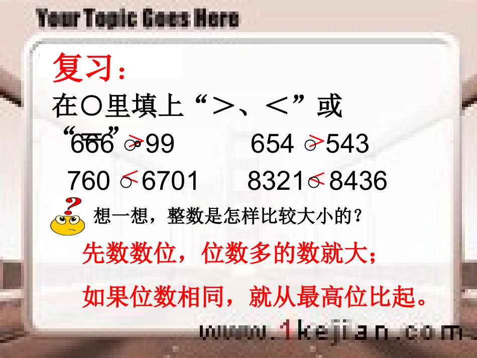 小数的大小比较课件_第2页