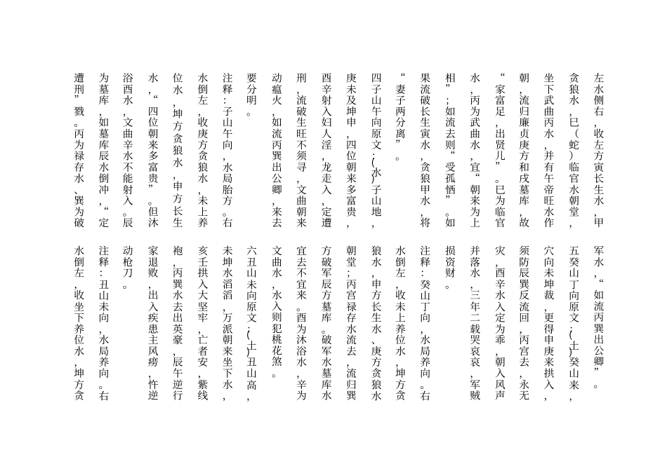 一杨公二十四山向诀和放门放路_第3页