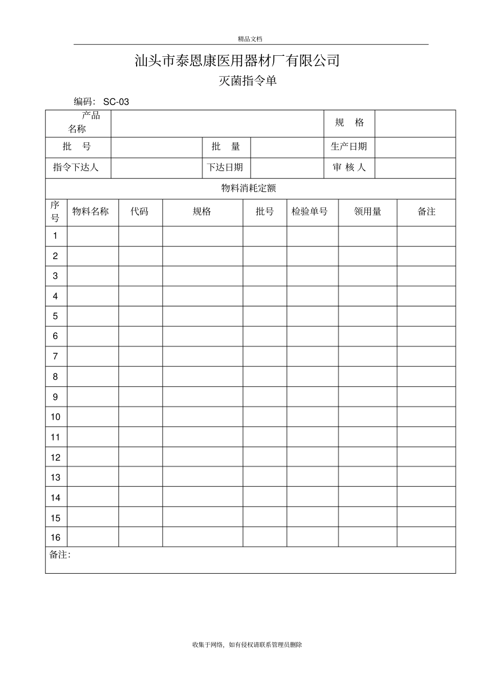 一次性使用口罩批生产记录资料讲解_第3页