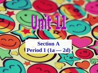 新人教版九年级第11单元SectionA-1