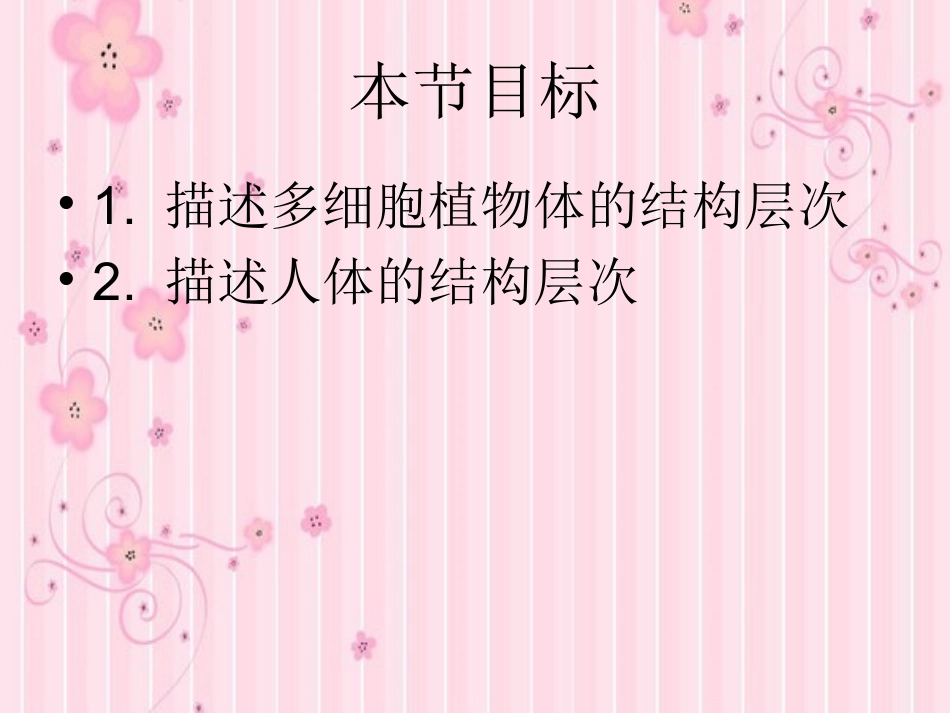 [教改先锋网]多细胞生物体的组成课件（苏教版七年级上）_第3页