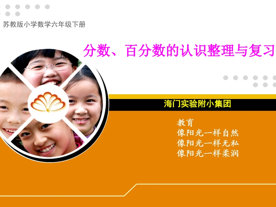 分数百分数的认识整理与复习_第1页