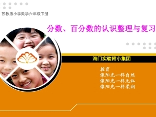 分数百分数的认识整理与复习