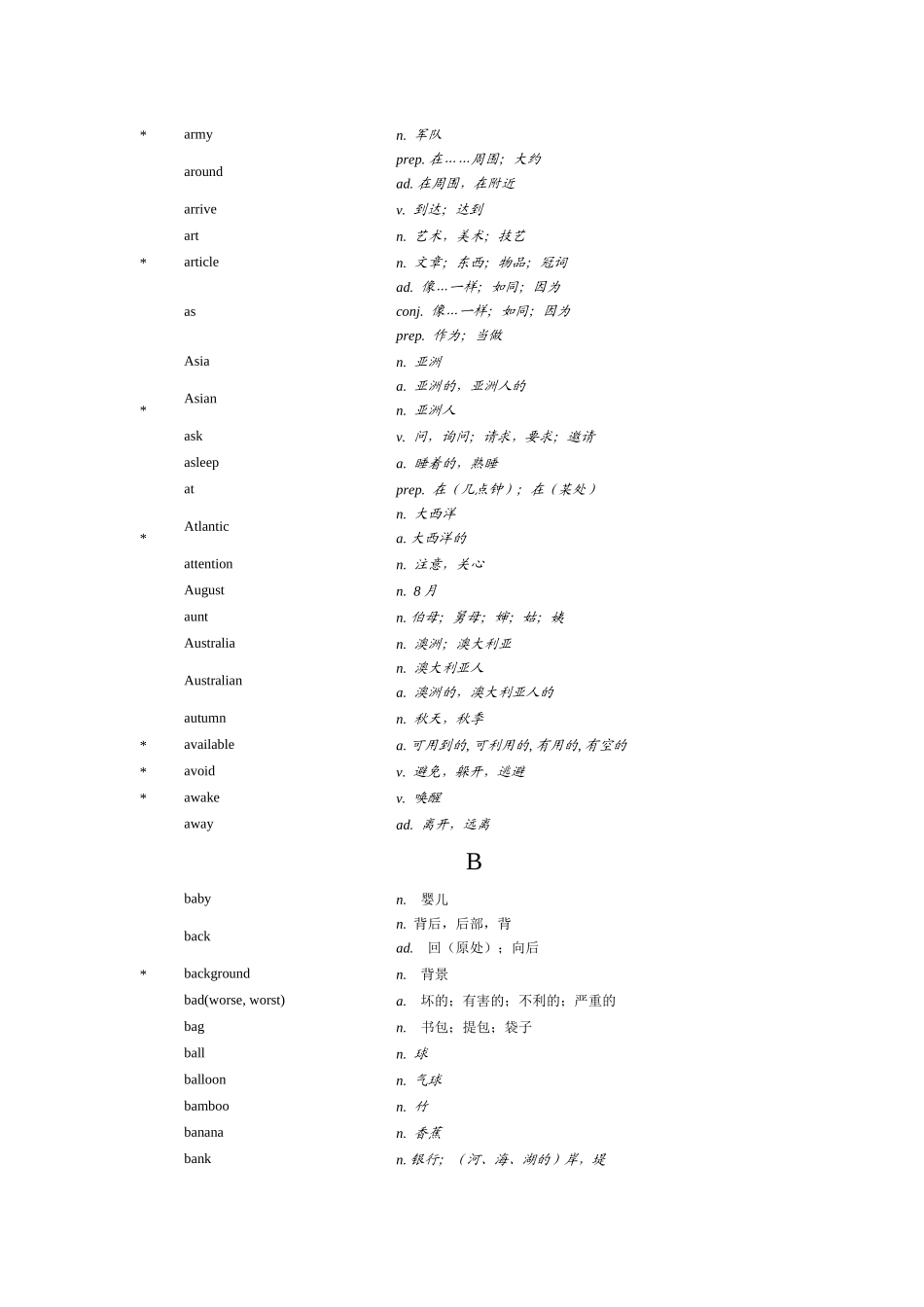 河北英语中考考试说明词汇.._第3页