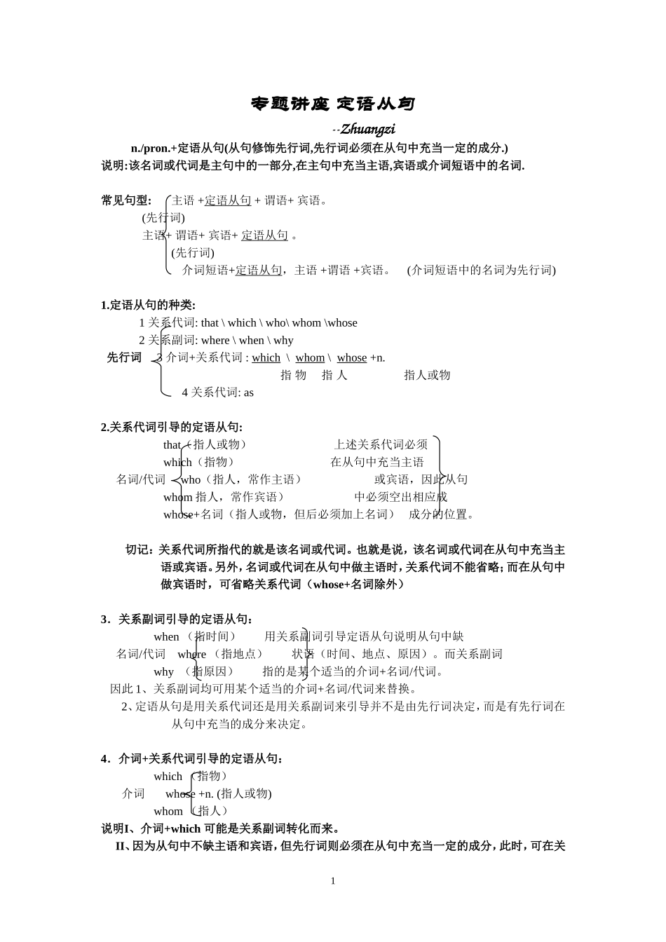 定语从句整理_第1页