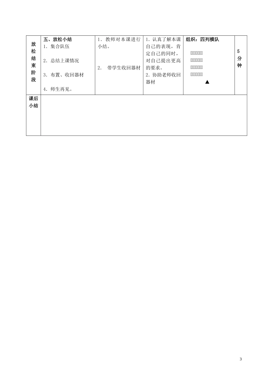 公开课教案排球正面双手垫球_第3页