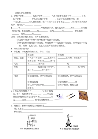 课题1常见的酸碱