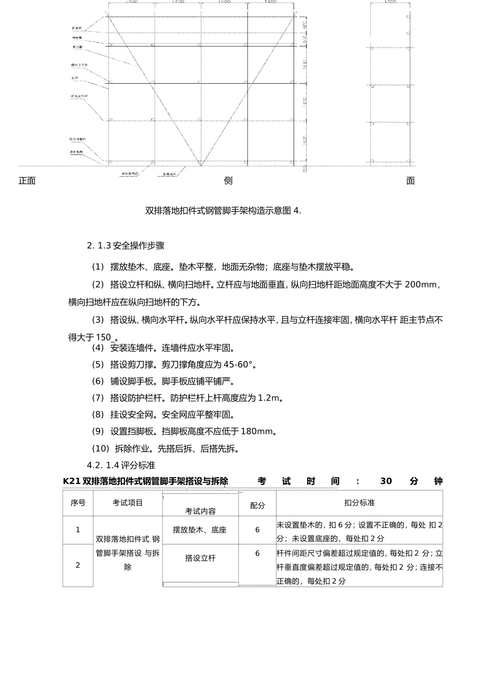 登高架设作业安全技术实际操作考试标准_第3页
