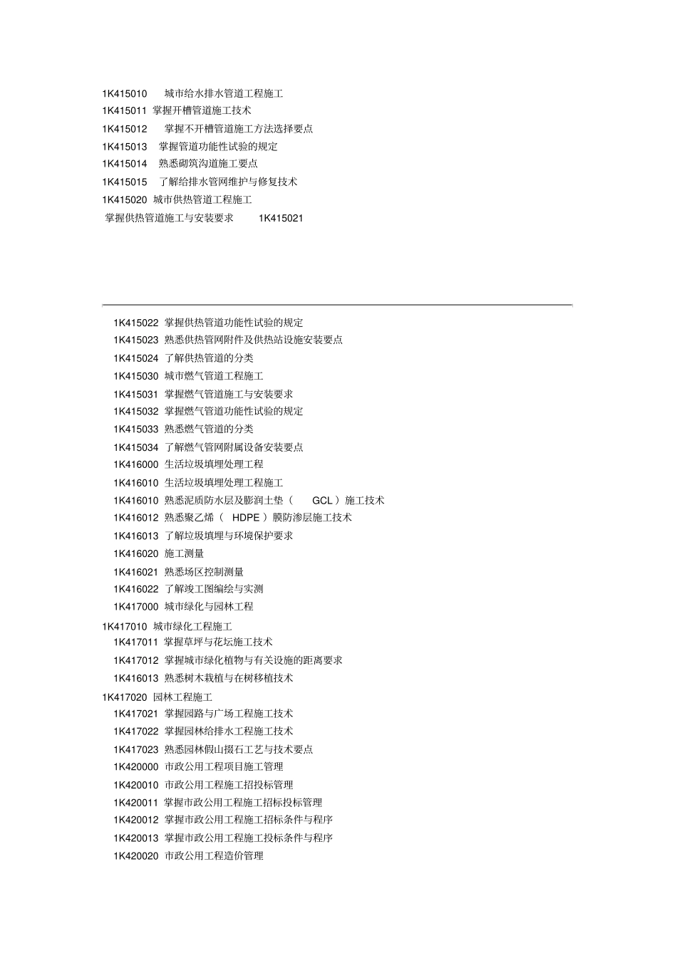 一级建造师考试大纲汇总_第3页