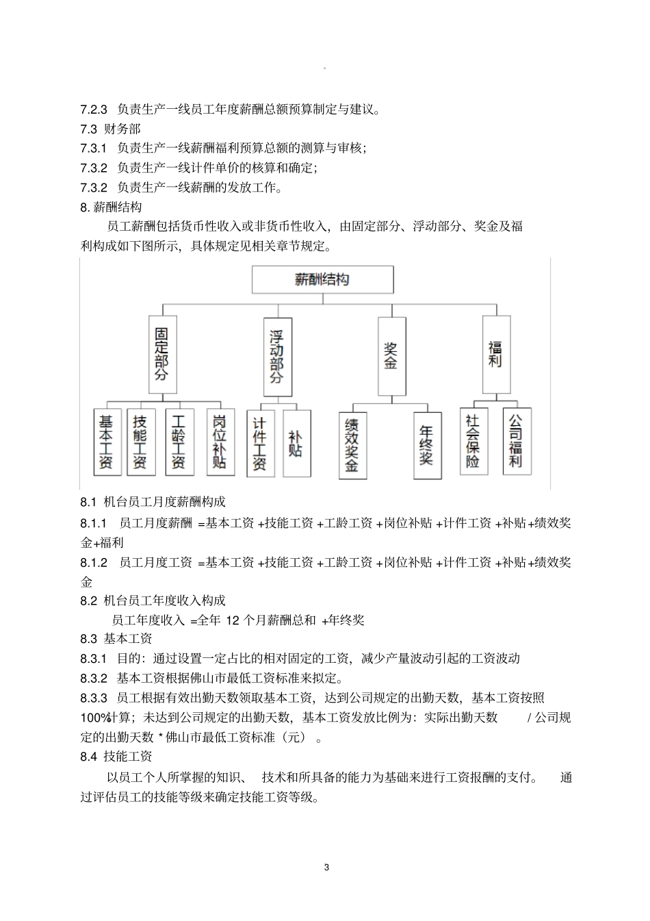 一线员工薪酬管理制度_第3页