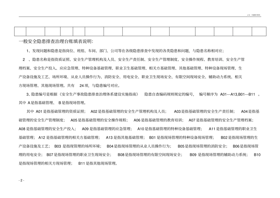 一般安全隐患排查治理台账_第2页