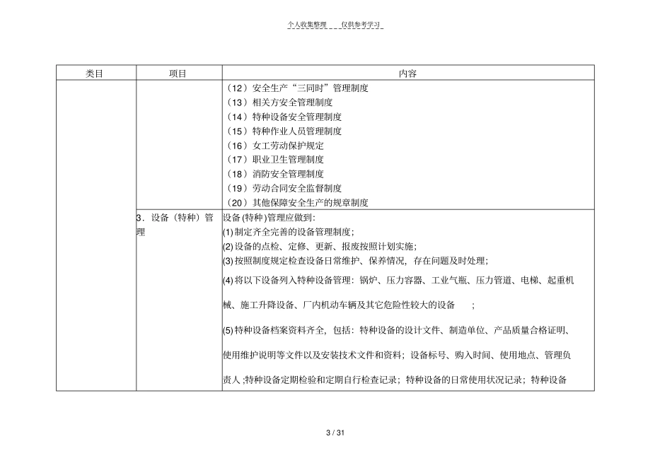 一般生产经营单位安全生产管理标准化模板_第3页
